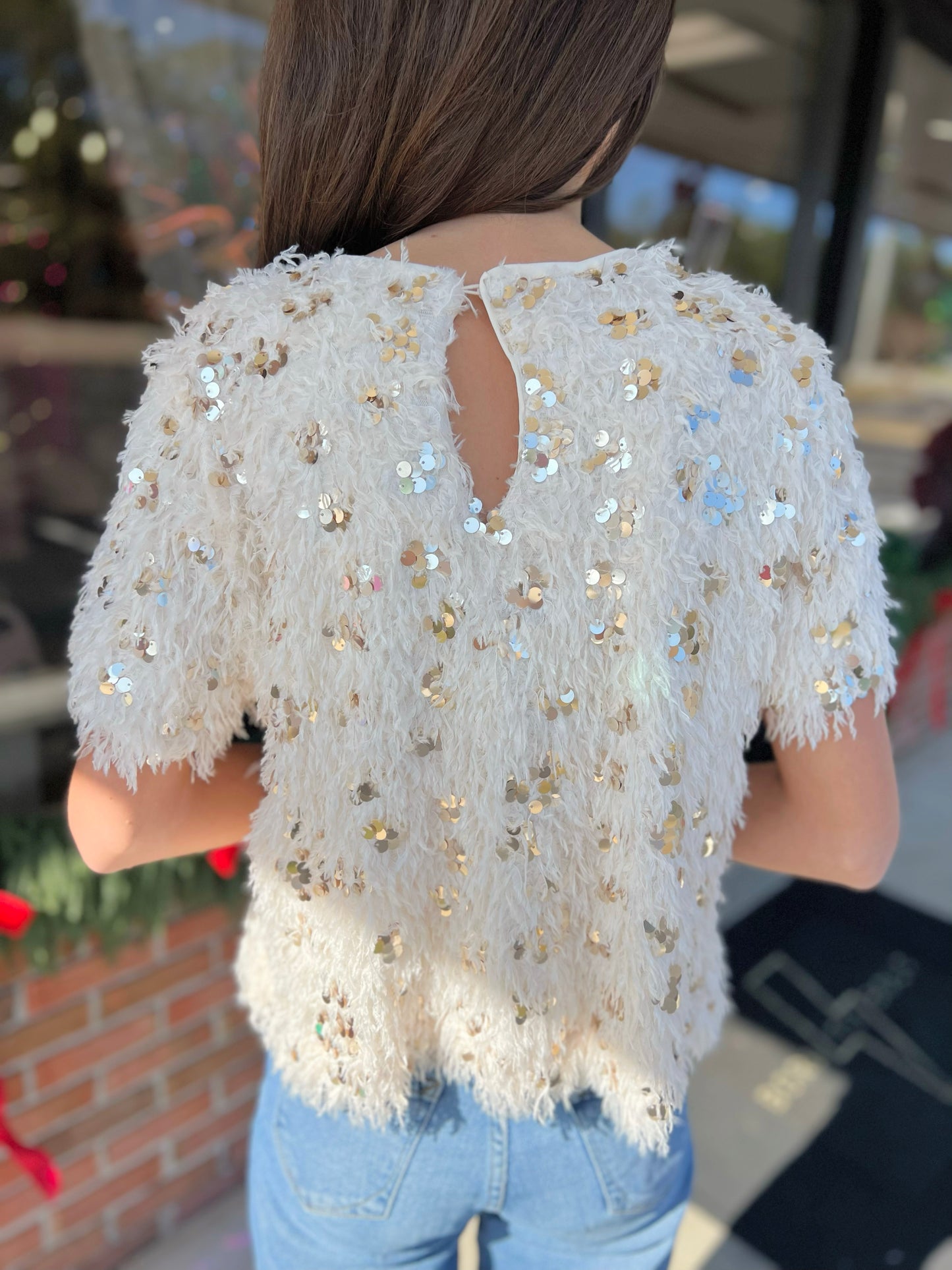 Sassy Sequin Top