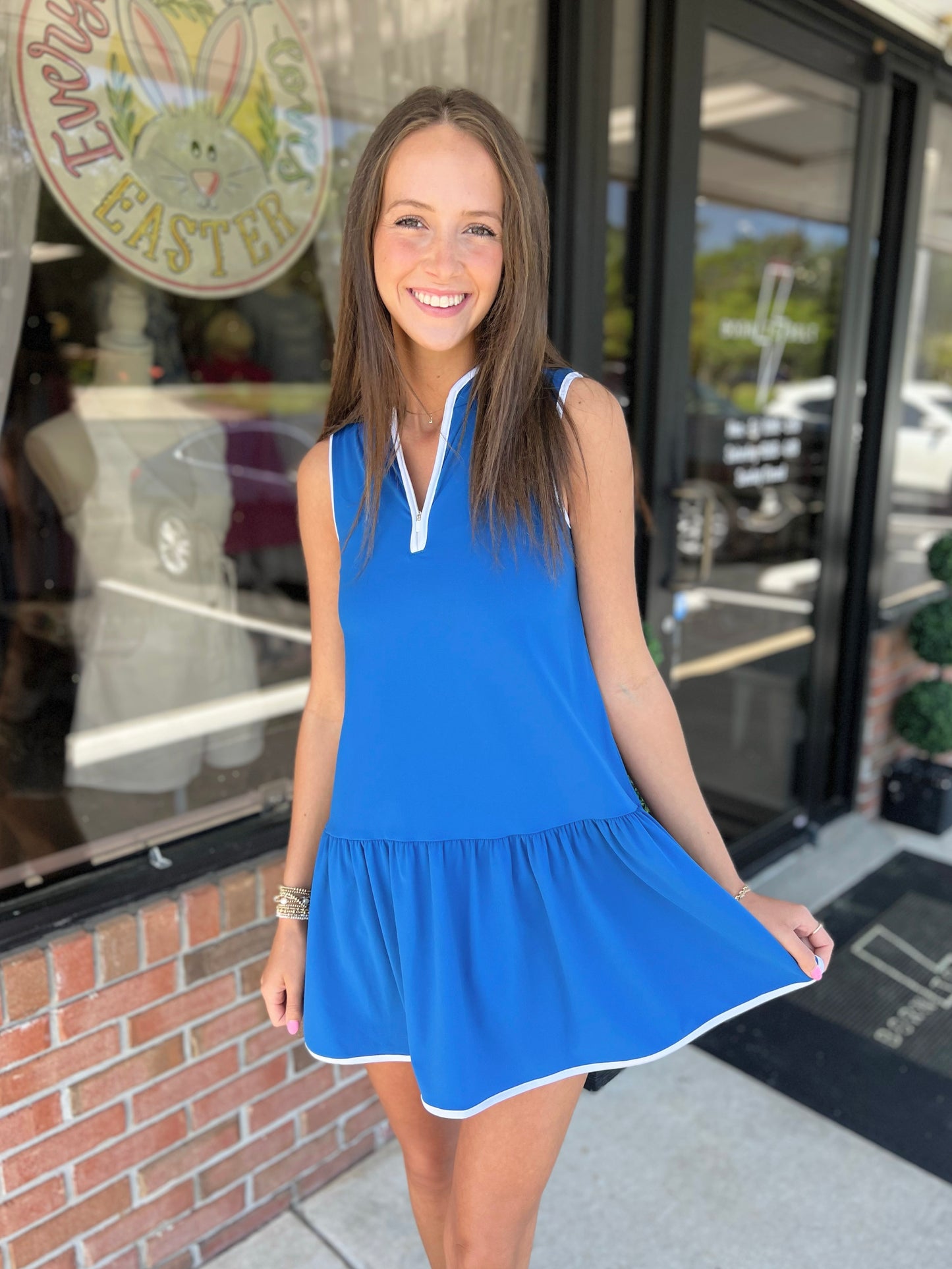 Athletic Quarter Zip Dress