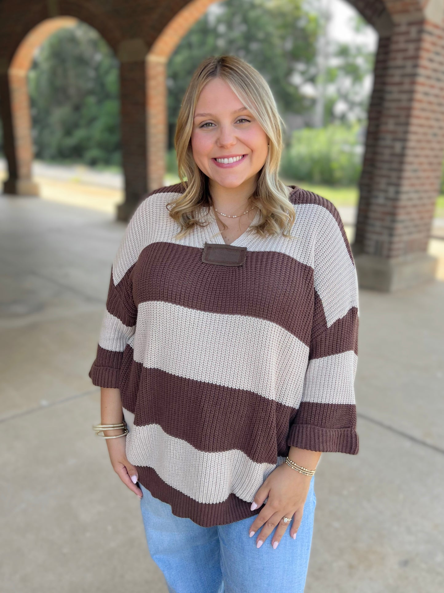 Courtney Striped Top