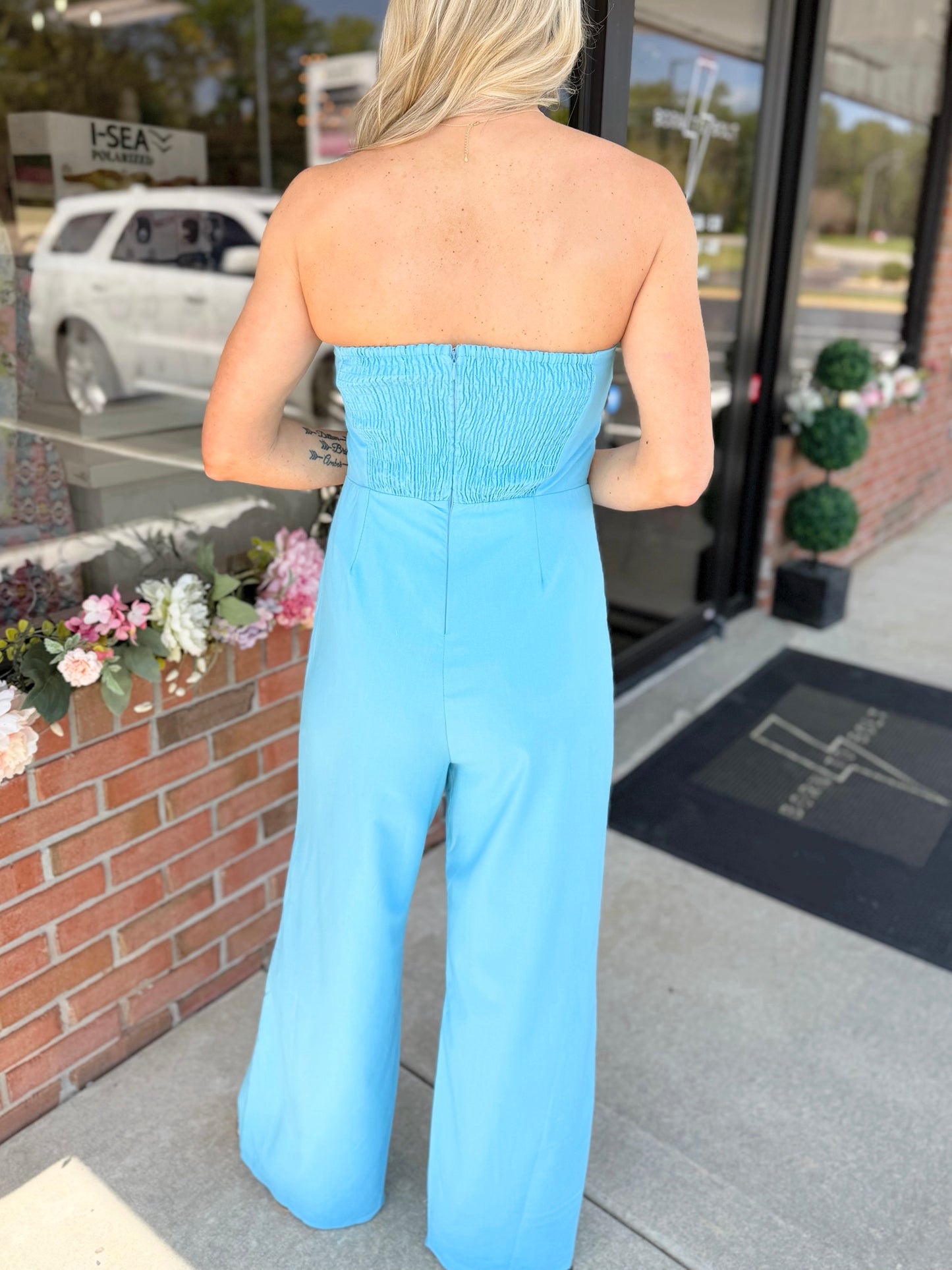 Lace Trim Jumpsuit