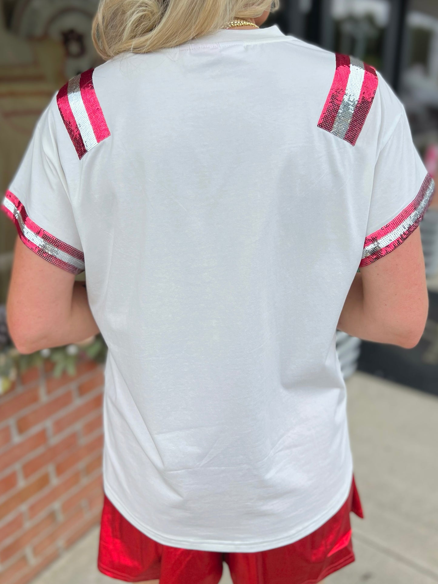 QOS Alabama Elephant Jersey Tee