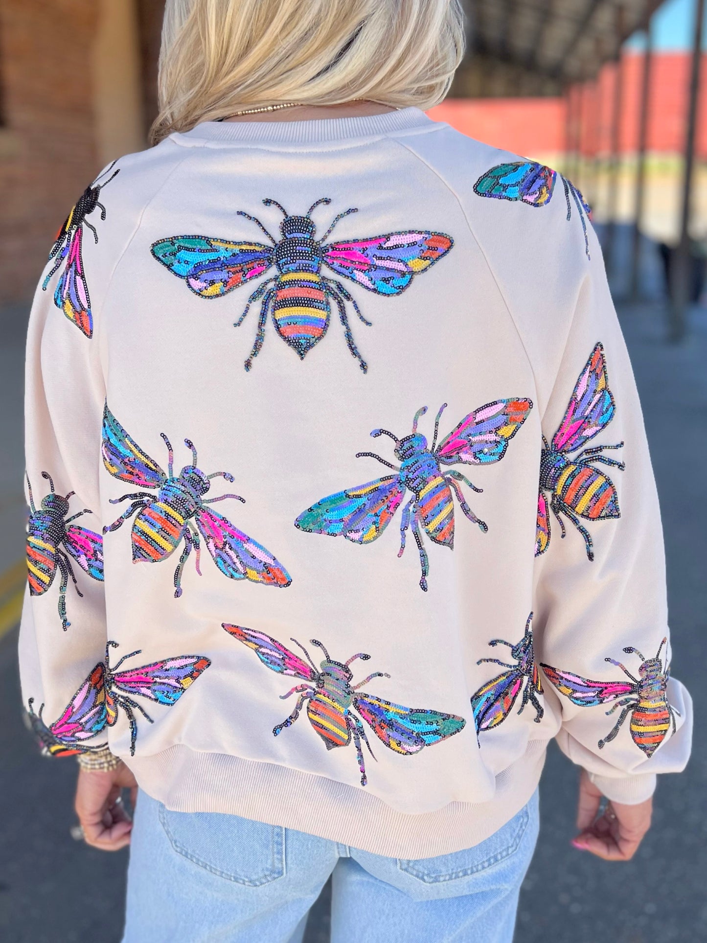 QOS Multi Bumble Bee Sweatshirt