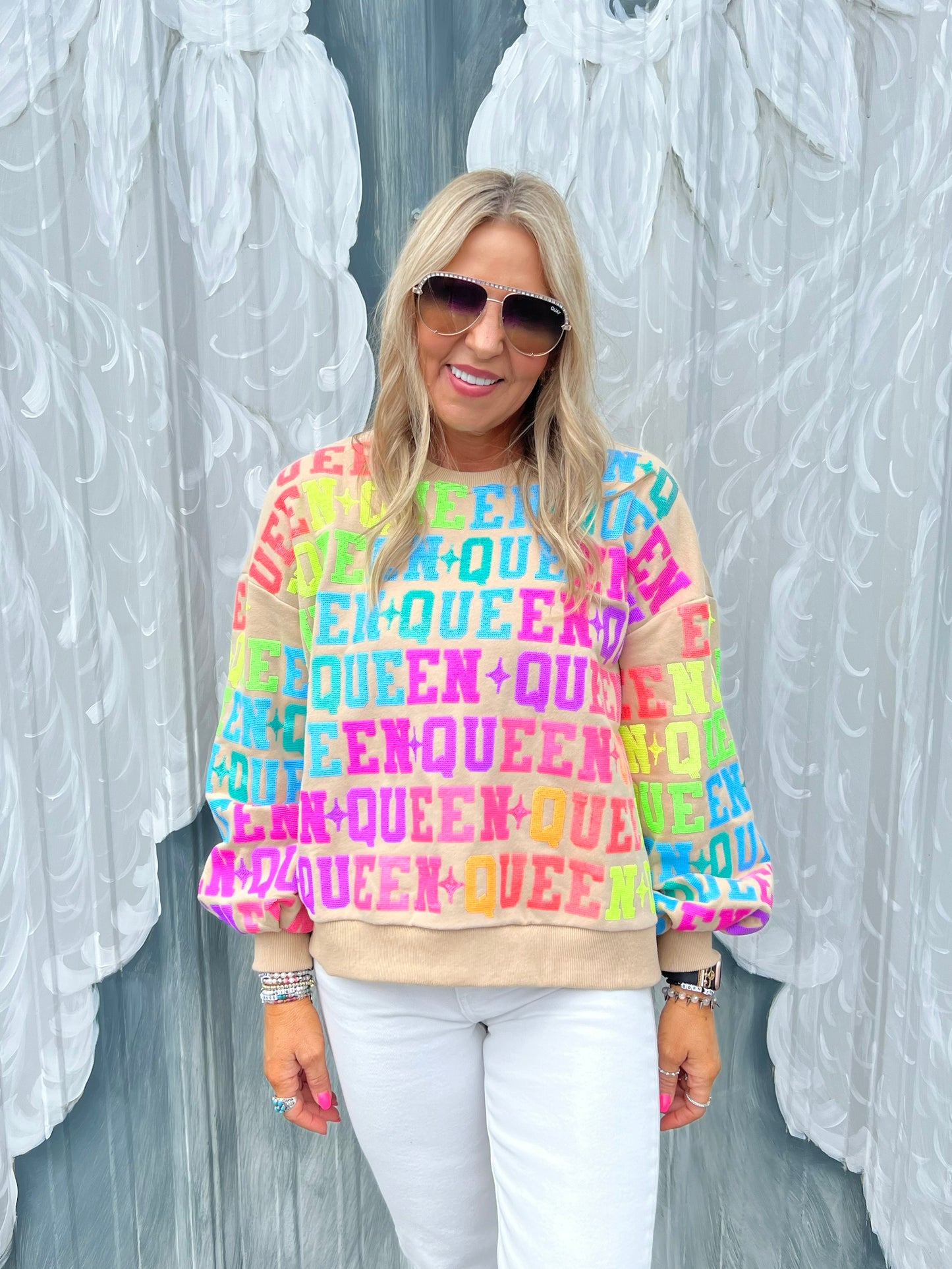 QOS Neon Queen Sweatshirt