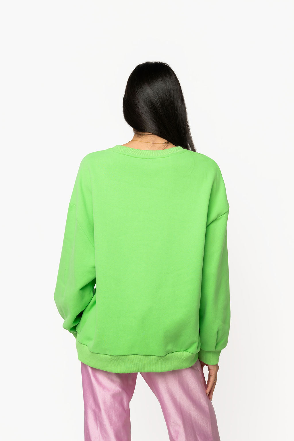 QOS Colorful Shopping Santa Sweatshirt