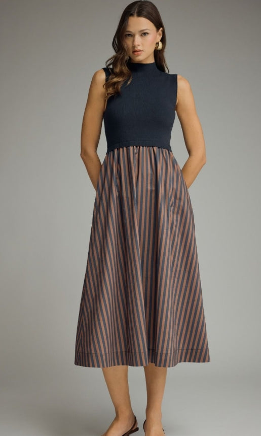 Caitlyn Stripe Dress
