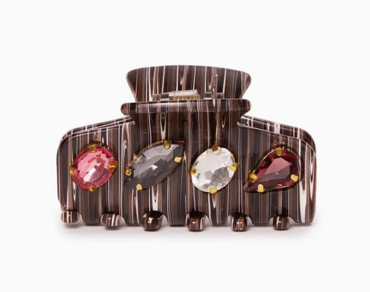 Lele Sadoughi Mini Crystal Claw Clip