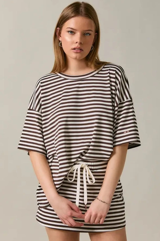 Stacey Stripe Skort Set: Fall