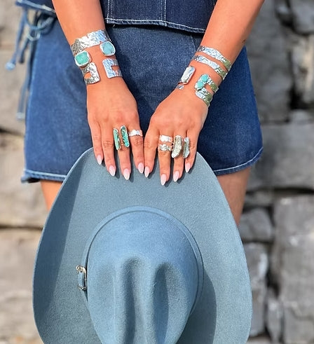 Easton Elle Mist Cuff- Silver