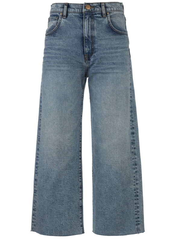 KUT Gwen HR WL Slouchy Raw Hem
