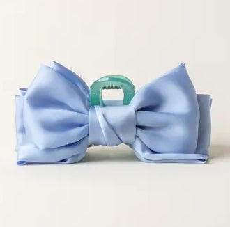 Satin Bow Claw Clip