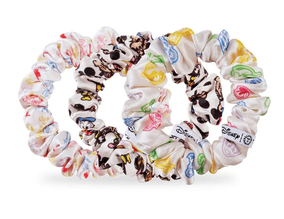 Teleties x Disney Small Silk Scrunchies