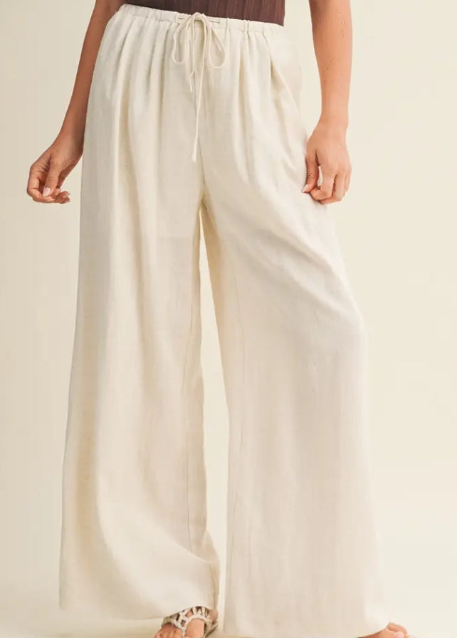 Linen Wide Leg Pants