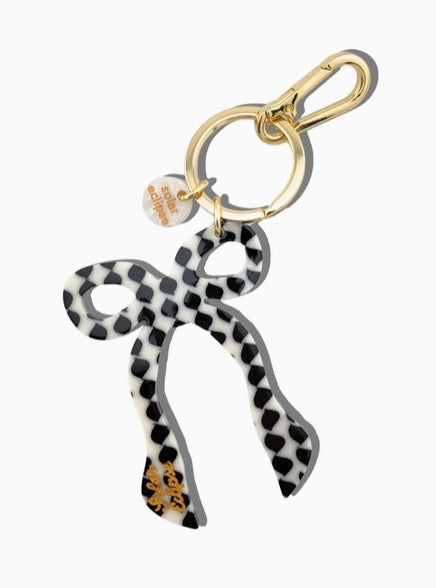 Coquette Bow Bag Charm + Keychain