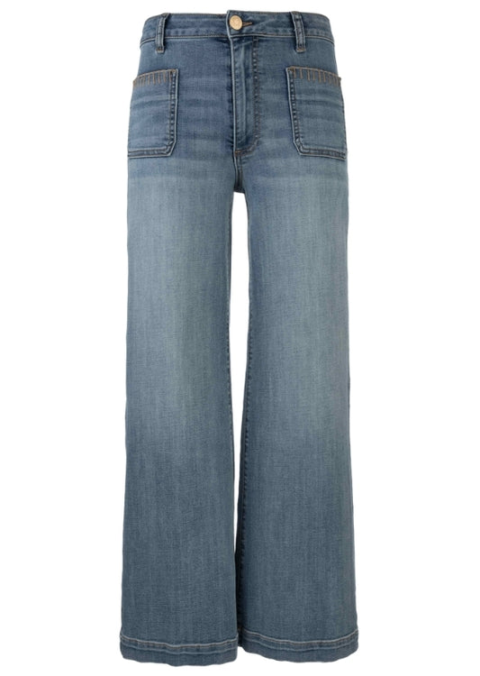 Kut Meg HR WL with Front Patch Pockets