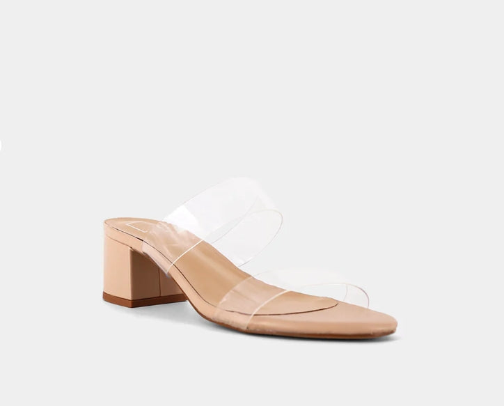 Heather Clear Heel