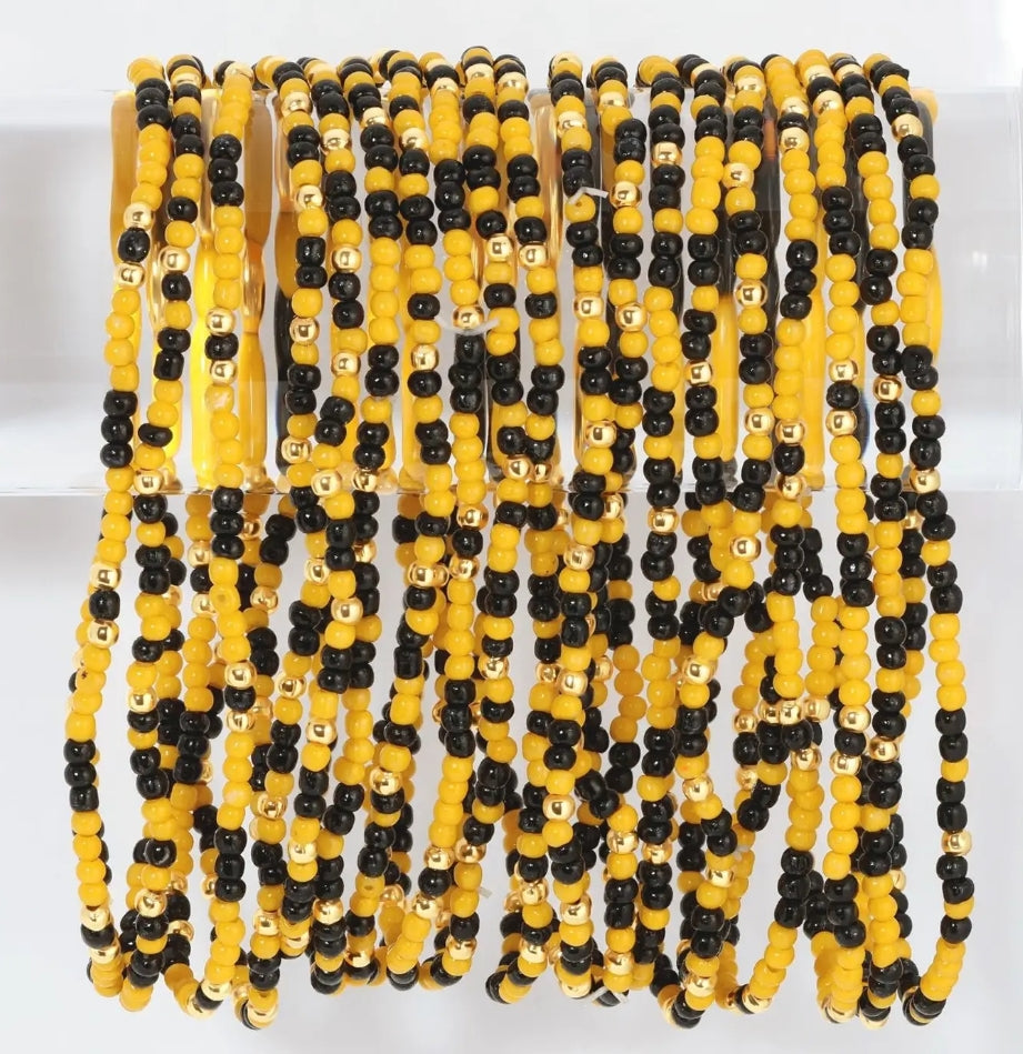 Beaded Game Day Bracelet