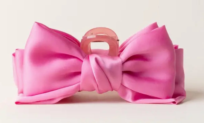 Satin Bow Claw Clip
