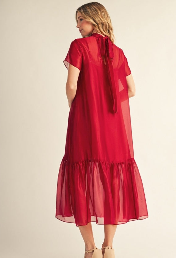 Emily Elegant Midi Dress