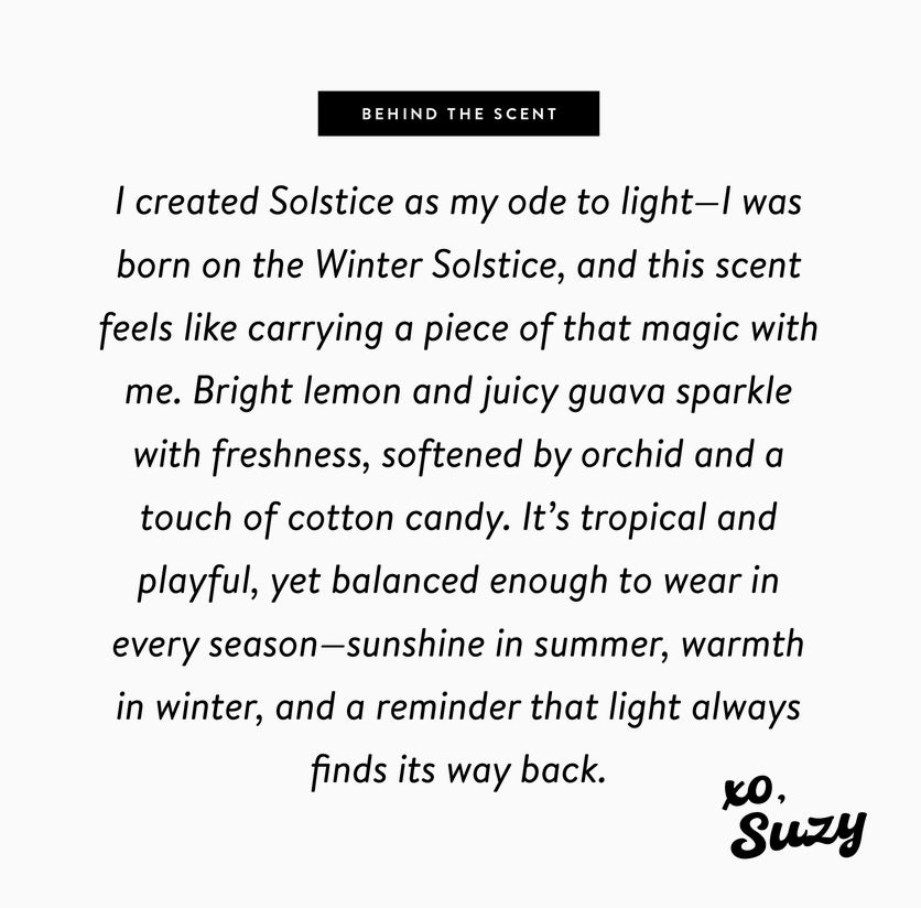 Solstice Perfume 1.7 oz