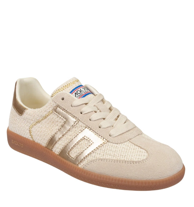 Back 70 Streetwear Iuta Sneaker in Gold