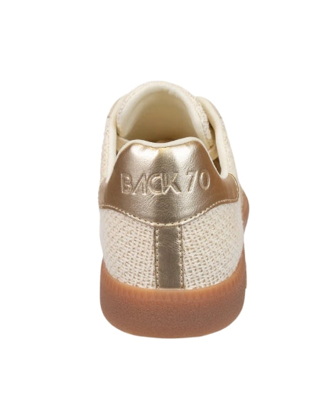 Back 70 Streetwear Iuta Sneaker in Gold