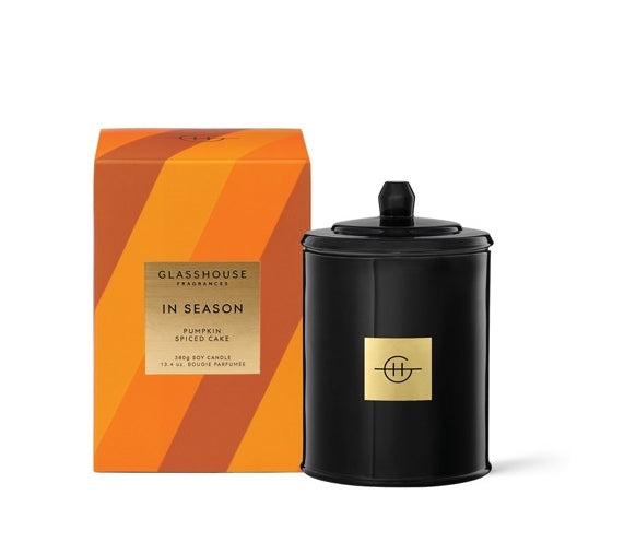 Glasshouse Pumpkin Spiced Cake Candle