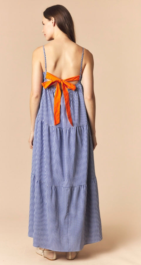 Gingham Tiered Dress