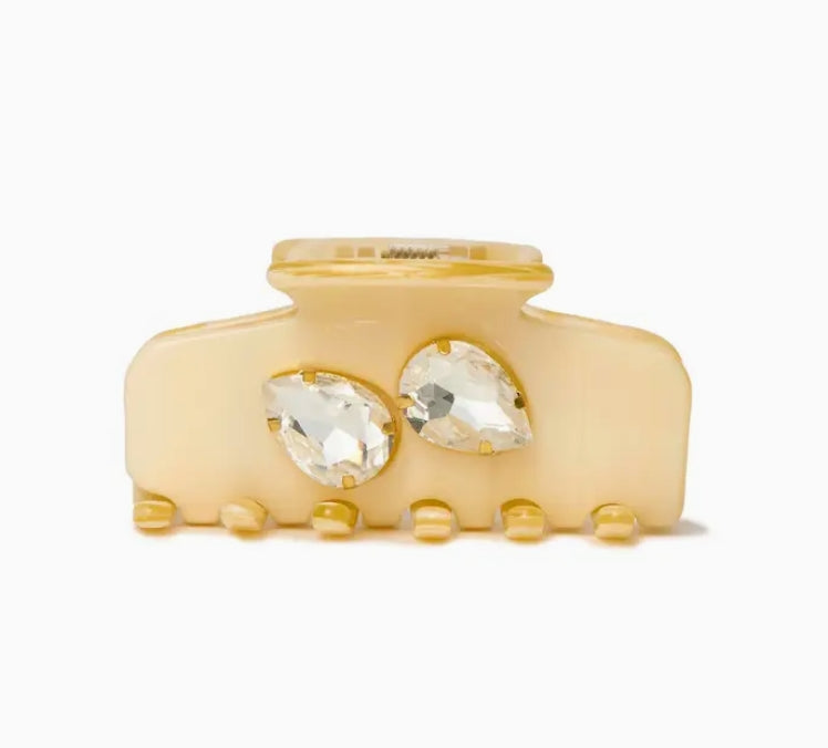 Lele Sadoughi Mini Crystal Claw Clip