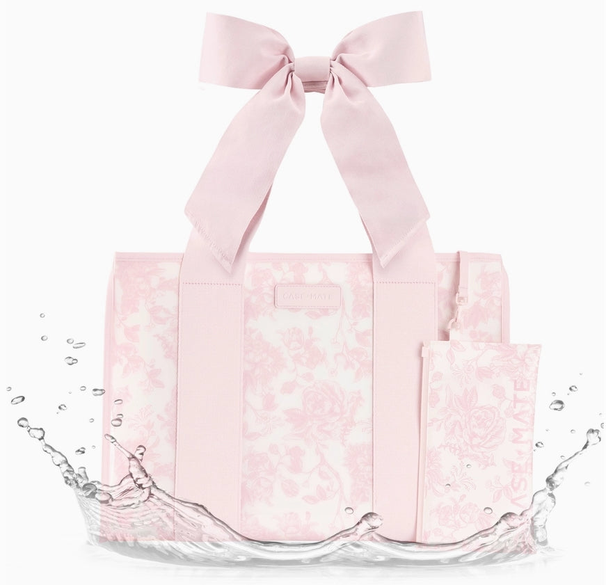Case-Mate Afternoon Rosé Bow Tote Bag