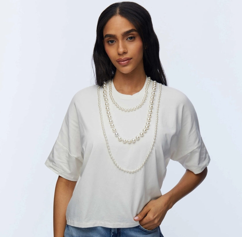 Lele Pearl Strand Tee