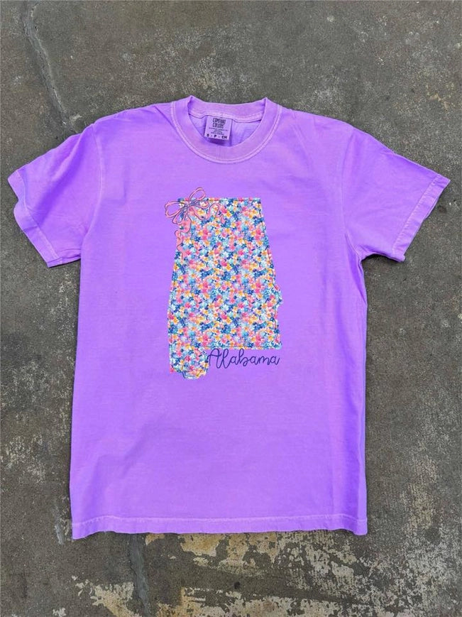 Floral State Tee