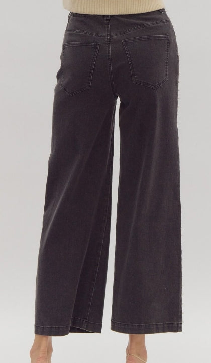 Pearl Detail Pants