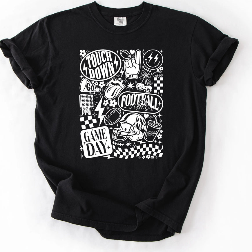 Touchdown Checkered Graphic Tee