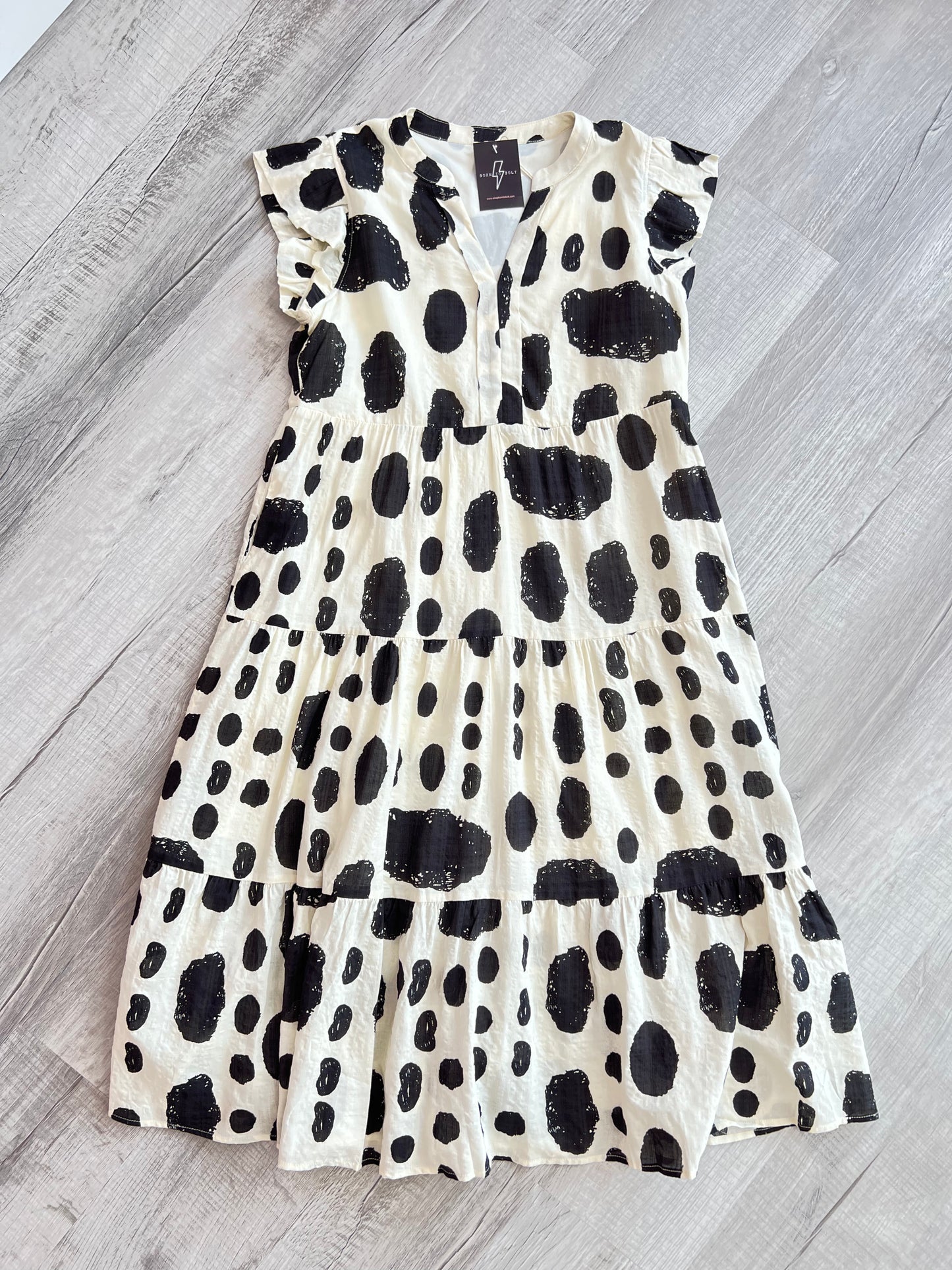 Cow Print Dress