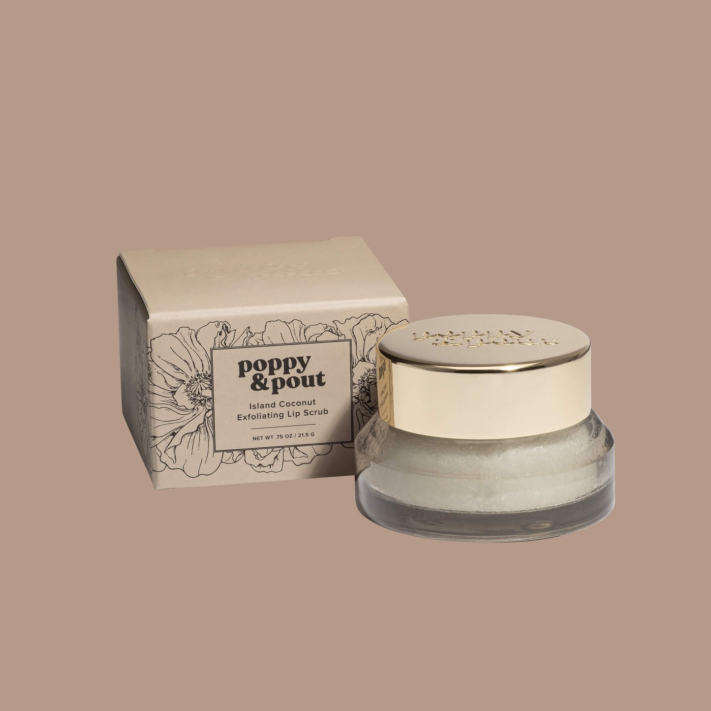 poppy & pout lip scrub