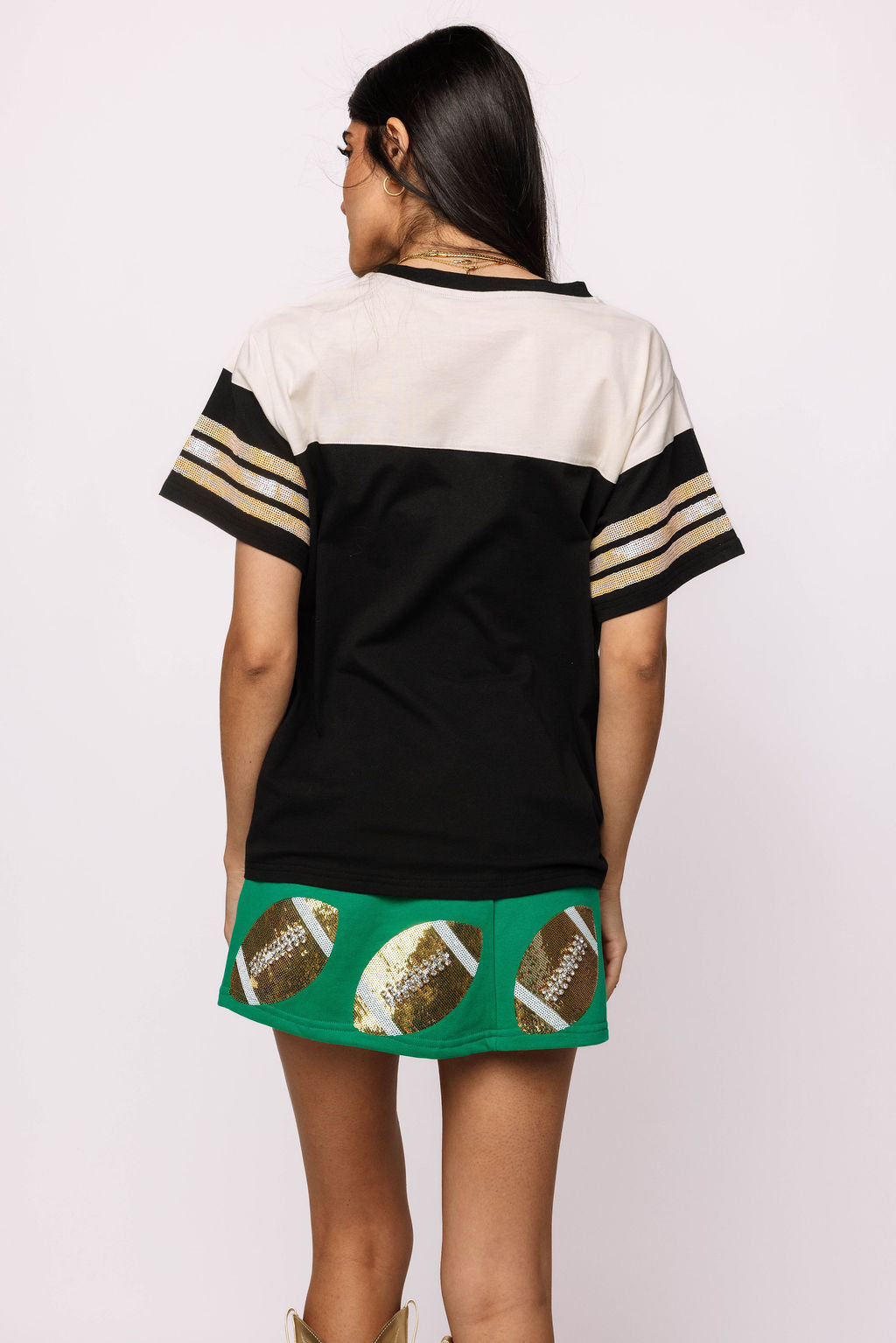 QOS Touchdown Football Player Tee