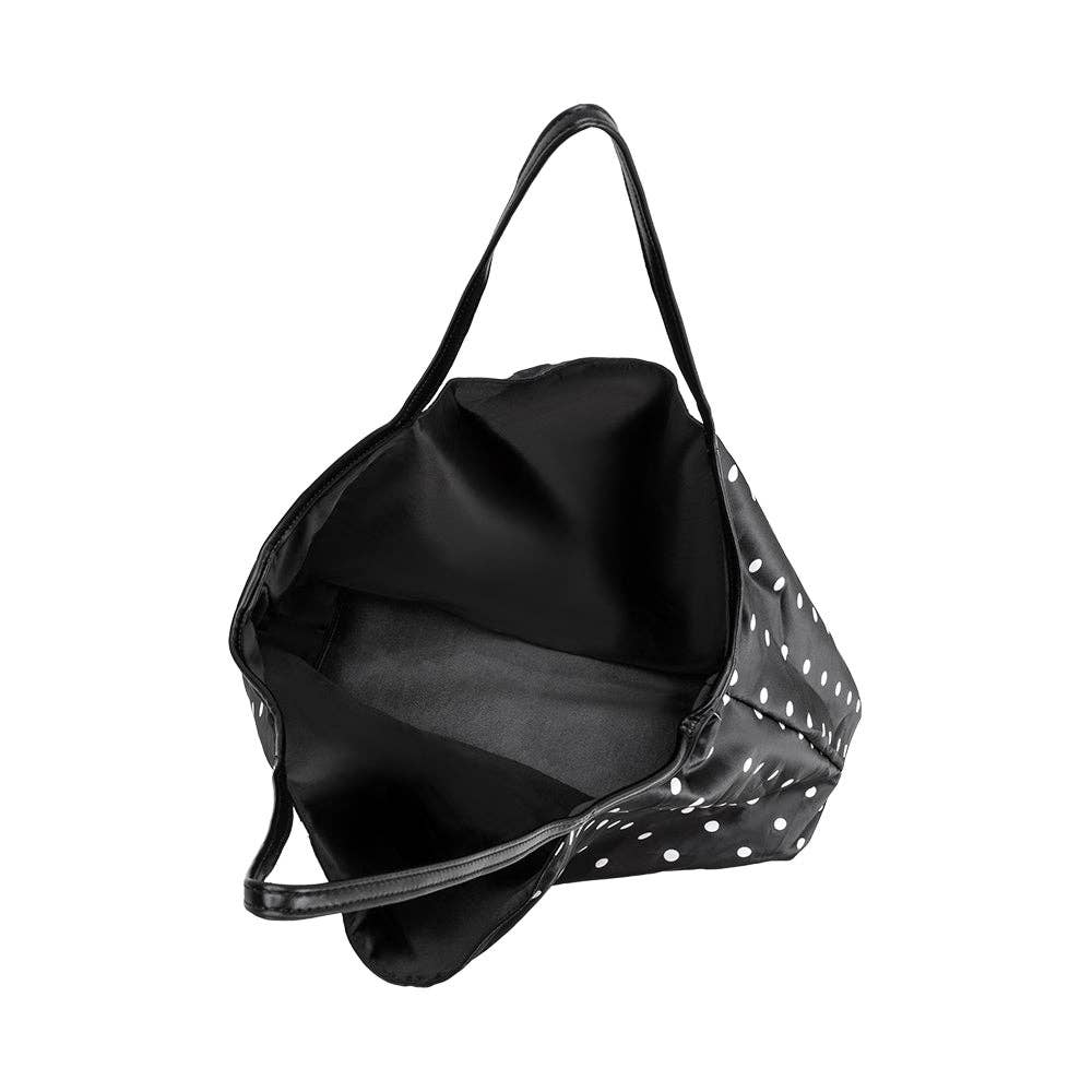 Cathy Black Polka Dot Tote Bag