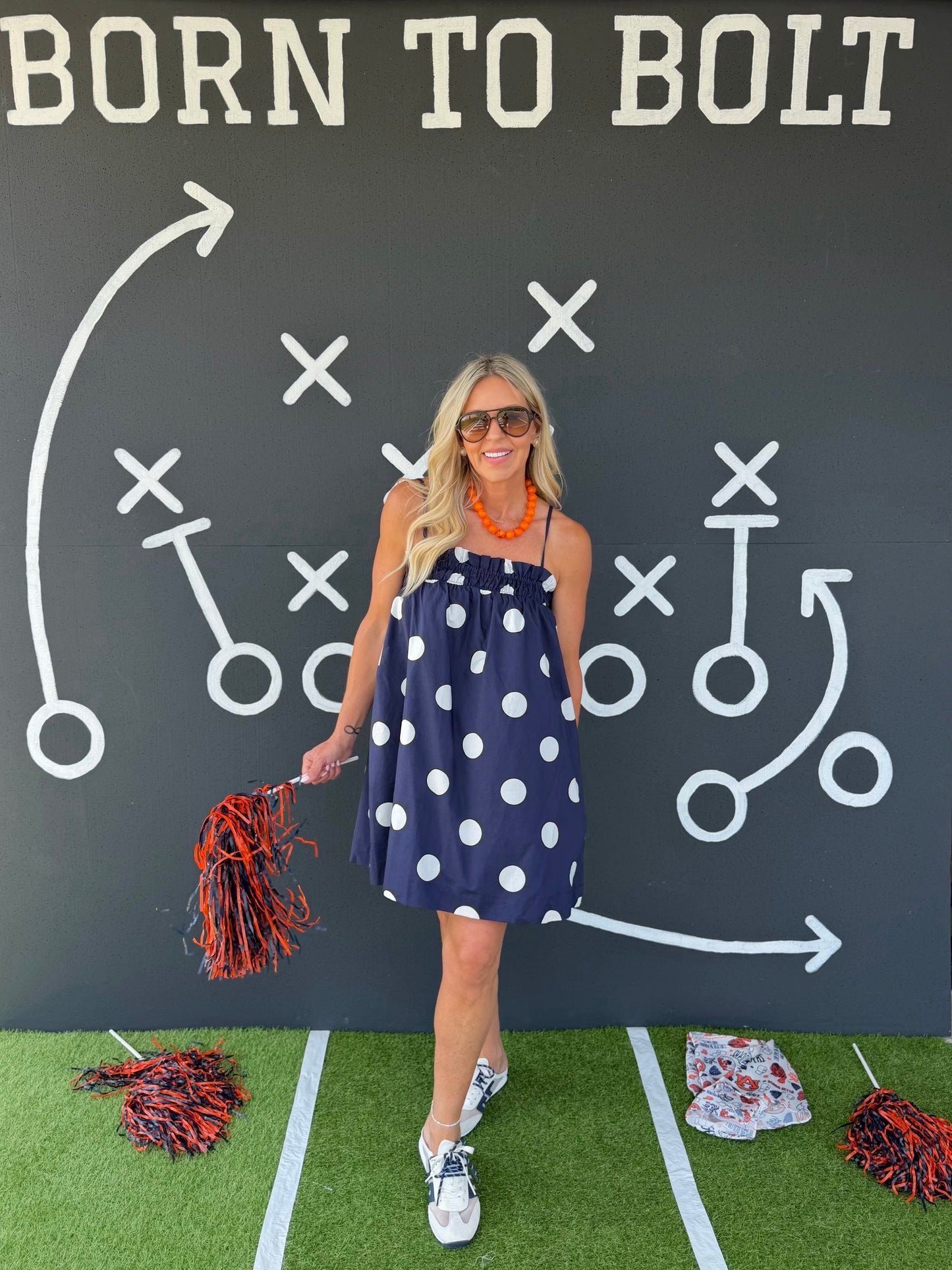Polka Dot Mini Dress