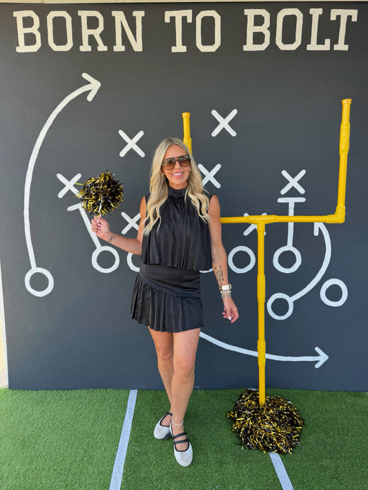 Pleated Detail Top