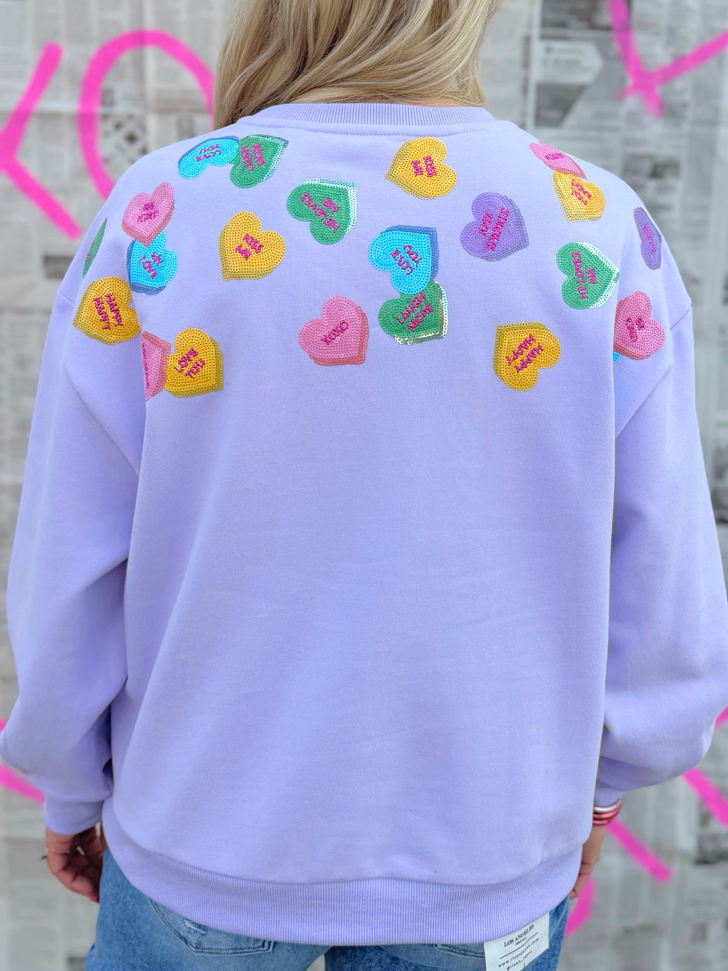 QOS 'Queenhearts' Candy Box Sweatshirt