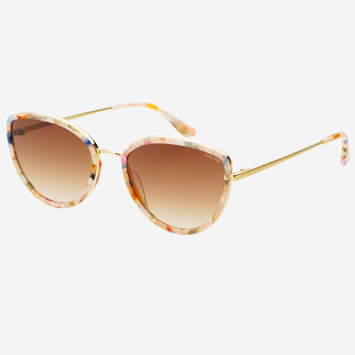 Luna Cat Eye Sunglasses: Rose Tortoise