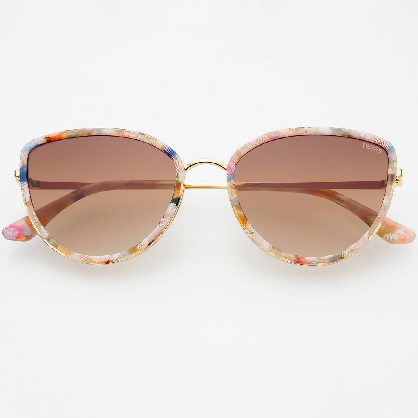 Luna Cat Eye Sunglasses: Rose Tortoise