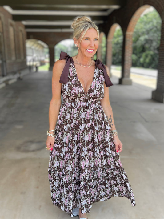 Vintage Floral Dress