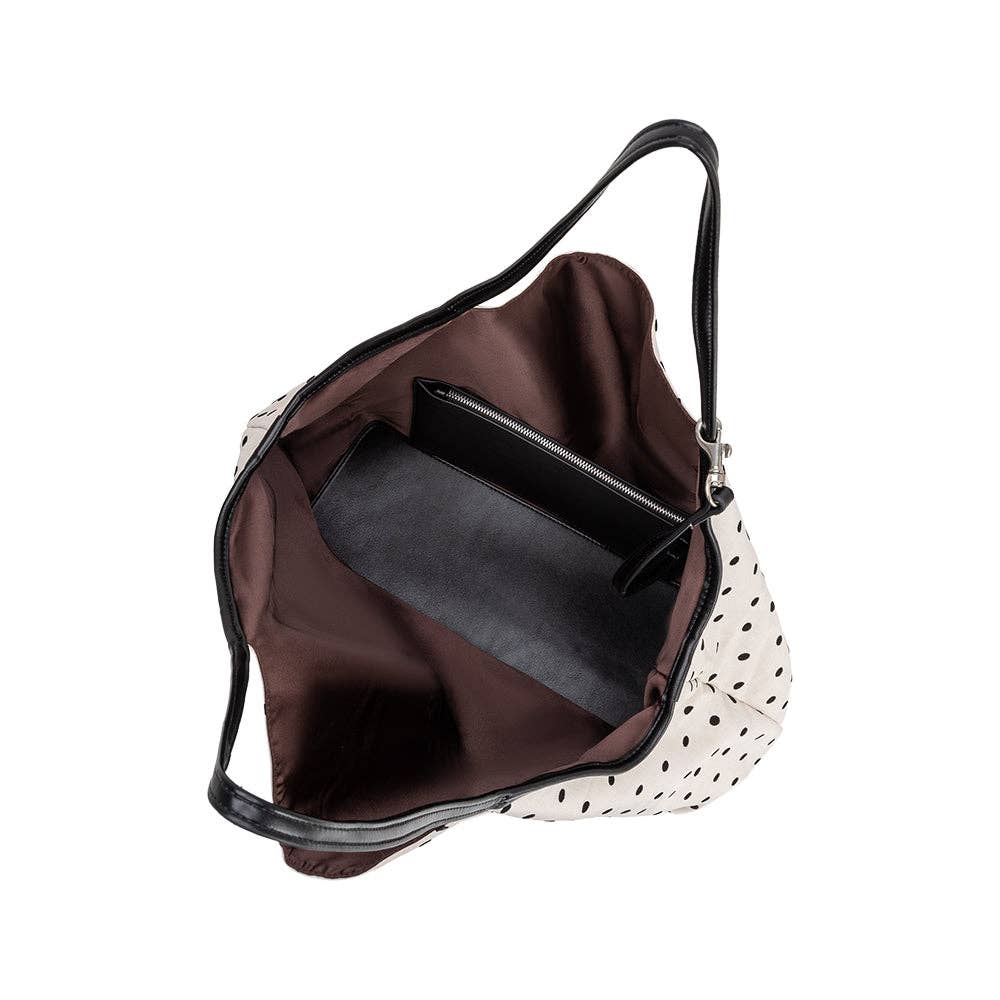 Cathy Ivory Polka Dot Tote Bag