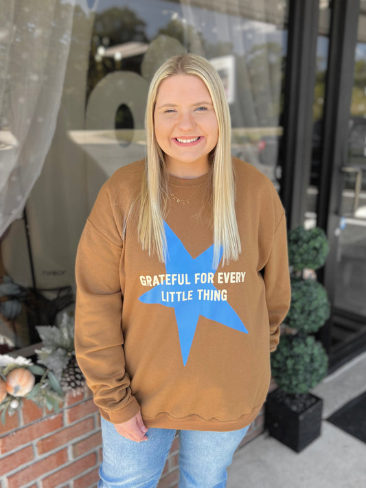 Grateful for Every Little Thing Sweatshirt