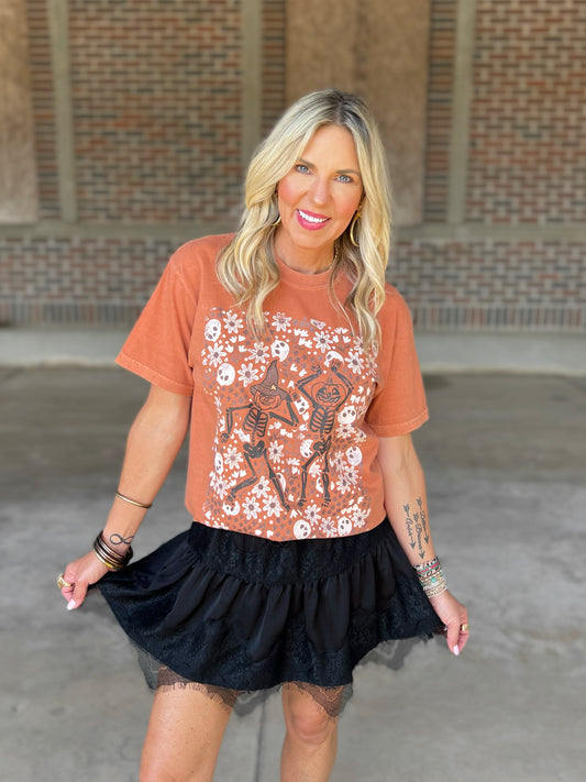 Floral Skeleton Tee