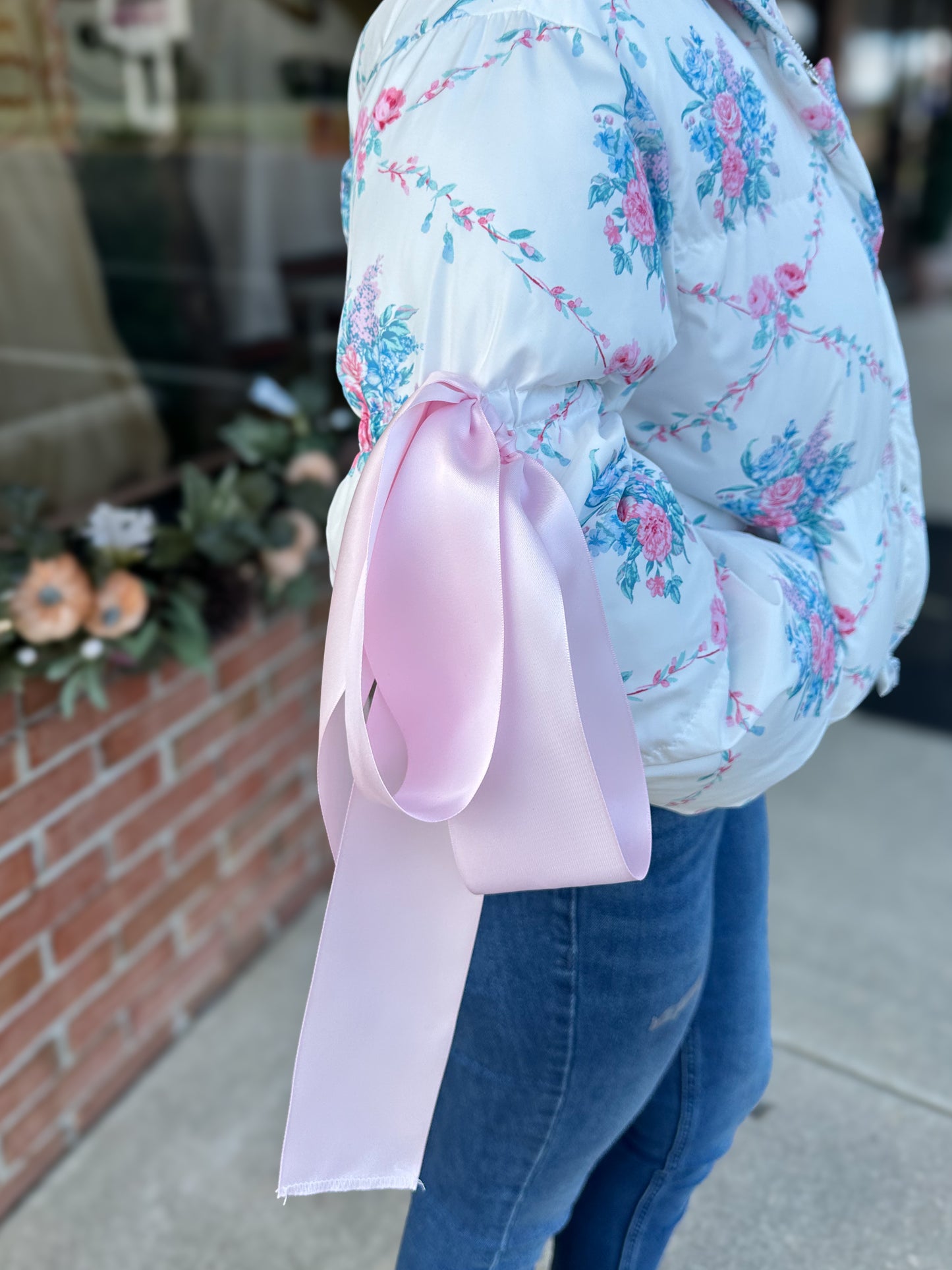 Fancy Floral Puffer Jacket