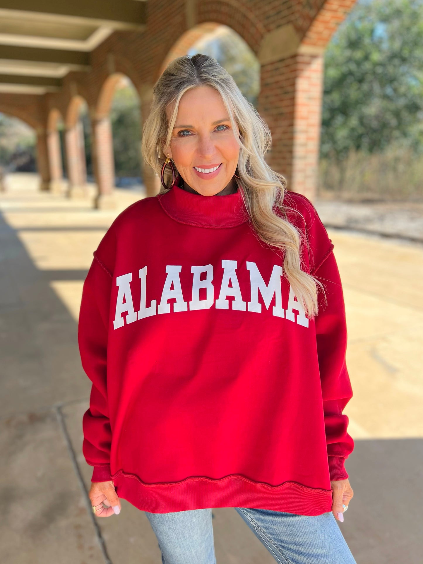 Alabama/AL Reversible Sweatshirt