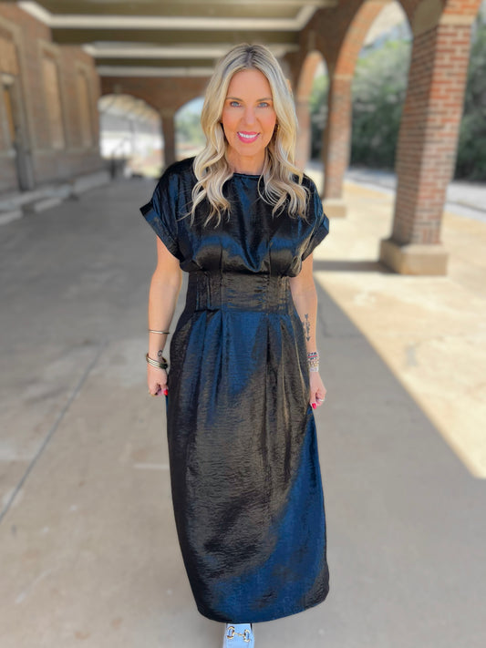 Bolted Midi Dress