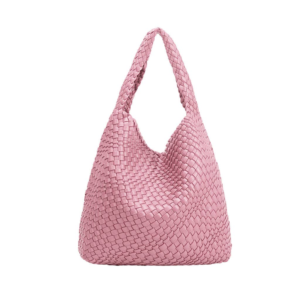 Johanna Orchid Recycled Vegan Leather Shoulder Bag
